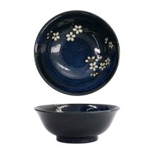Ramen Bowl Cobalt Blue Sakura, Porcelain, 1.2 l