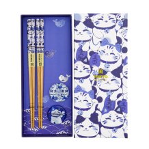 Blue Chopstick Set 5 pair at Tokyo Design Studio (picture 2 of 5)