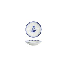Sauce Bowl Squid Blue, White, Porcelain, &Oslash; 9 cm