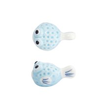 TDS, Chopsticks Rest, Blowfish Light Blue, Item No. 33566