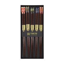 TDS, 5 Paar Essstäbchen, Geshenkset, Night Sakura, Art.-Nr. 33633