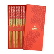 TDS, Essstäbchen Geschenkset 5 Paar, Red Leaf, Art.-Nr. 33643