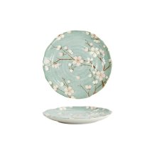 Plate Fujisakura Green, Porcelain, &Oslash; 16.5 cm