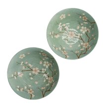 TDS, Ramen Schale Geschenkset, 6 Stk, Fujisakura, Grün, Ø 21x7,8cm 1000ml , Art.-Nr. 33785