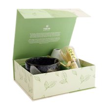 TDS, Matcha Geschenkset, Black Brush, 4Stk, Ø 12x7,5cm , Art.-Nr. 33975