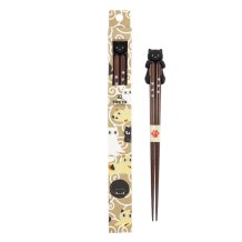 TDS, Essstäbchen inklusive Ablage, Geschenkset, Cat, Schwarz - Art Nr. 34175