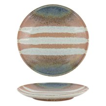 Teller Suisho Aka-cha Braun, Porzellan, &Oslash; 26 cm