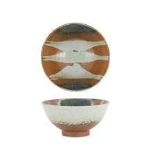 TDS, Suisho Schale mit Rand, Aka-cha, Ø 16 x 8 cm 600ml, Braun, Art.-Nr. 34253