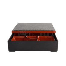 TDS, Bentobox, ABS Lacquerware, 25,5 cm x 25,5 cm, Item No. 4193