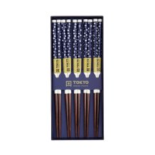 TDS, Chopstick Set, Kitchenware, 5 pair, 22,5 cm, Item No. 4618