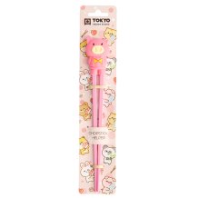 TDS, Kids-Chopsticks, Kitchenware, 22 cm, Pig, Pink - Item No. 4651