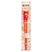 TDS, Kids-Chopsticks, Kitchenware, 22 cm, Pig, Red - Item No. 4656