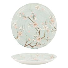Plate Fujisakura Green, Porcelain, &Oslash; 24.7 cm