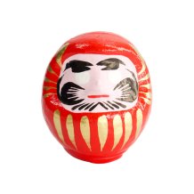 Daruma Rot, Pappmaché, 9 cm