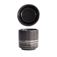 TDS, Sake Becher, Black Maru, Ø 4.5x5cm 50ml, Art.-Nr. 7492