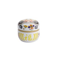 TDS, Tea Container S.S., Decoration, 8.25cm, 100g, Daruma White, item Nr.: 7790