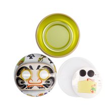 TDS, Tea Container S.S., Dekoration, 8.25cm, 100g, Daruma Weiß, Artikel Nr.: 7790