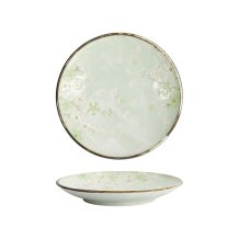 Teller Green Cosmos, Steinzeug, &Oslash; 19,5 cm