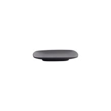 Quadratischer Teller Zen Schwarz, Melamin, 14,3 &times; 14,3 &times; 1,7 cm