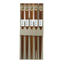 TDS, 5 Paar Essstäbchen, Classic Brown, Kitchenware, 22 cm, Art.-Nr. 8403