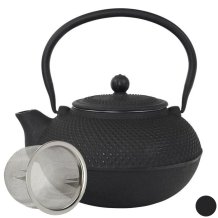 gusseiserne Teekanne, Arare, 1,6 l, schwarz, Artikel-Nr. A15s